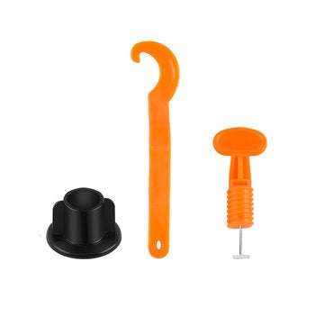 100pcs Levelers Needbles Wrench Tile Spacer Cross Plastic 2mm Ceramic Tile Leveling System Leveler L
