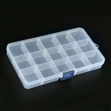 15 Grid Adjustable Electronic Components Project Storage Assortment Box Bead Organizer Jewelry Box P