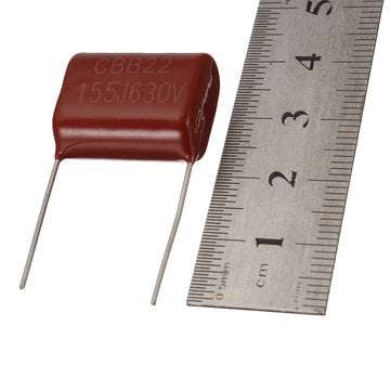 10PCS CBB Capacitor 630V 155J 1.5UF Metallized Polypropylene Film Capacitor