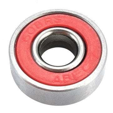10pcs ABEC-7 Red Sealed Deep Groove Skateboard Ball Bearing 608RS 9x22x6mm Ball Bearing