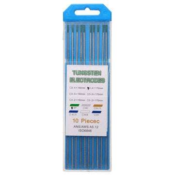 10Pcs 175x2.4mm WP Green Welding Tungsten Electrode Welding Electrodes (PACKAGE: 5PCS)