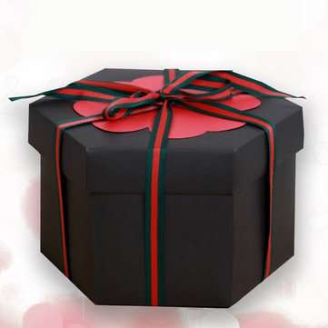 Party`s Surprise Explosion Love Flower Box for Birthday Wedding Photo Album Display