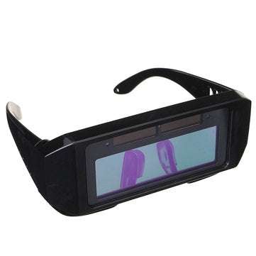 Solar Powered Auto Darkening Welding Mask Helmet Eyes Goggles Tow-way Glasses