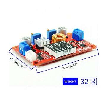 5A 75W Constant Current Voltage CC CV Buck Module StepDown Module DC 5V-35V Voltage and Ampere Dual