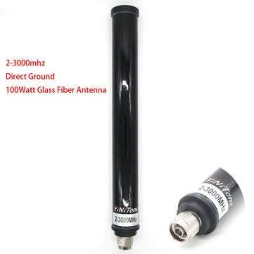 GRA-3000M Wideband 2-3000MHz Full Band FRP Fiberglass Hackrf One Type N Antenna
