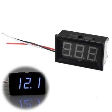 DC 0-100V Blue LED Digital Mini  Voltmeter Gauge Voltage Panel Meter