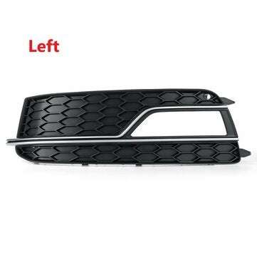 Chrome Sliver Front Fog Light Lamp Cover Grille For Audi A5 S-Line S5 2013-2016 (DIRECTION: LEFT)
