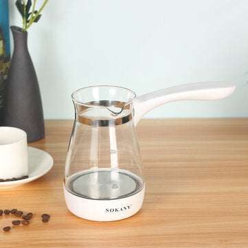 500ML Stainless Steel Heat-resistant Coffee Pot Non-toxic Eelectric Automatic Power-off Kettle