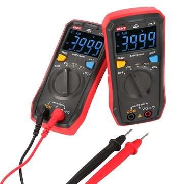 UNI-T UT123 3999 Counts Residential Multimeter HD ENTB Color Screen AC/DC Current and Voltage Test R