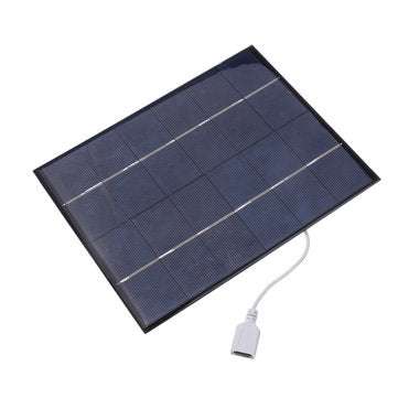 6V 6W 8 Inch Ultra-quiet USB Mini Solar Panel Fan For Outdoor Camping