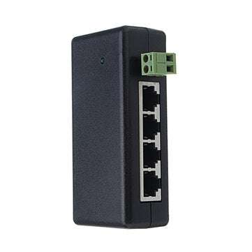 5pcs 4Ports POE Injector POE Splitter for CCTV Network POE Camera Power Over Ethernet IEEE802.3af