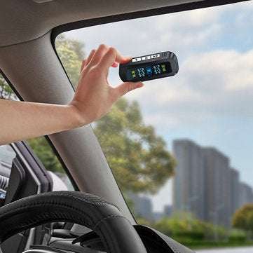 TY-1 Tire Pressure Monitor System Real-time Tester LCD Screen with 4 External Sensors Auto Power On