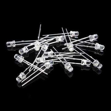500pcs 3MM LED Diode Kit Short Leg Mixed Color Red Green Yellow Blue White