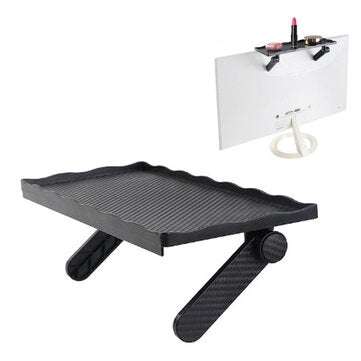 Upgrade Adjustable TV Screen Top Storage Shelf Rack Holder Computer Monitor Desktop Stand TV Stand S