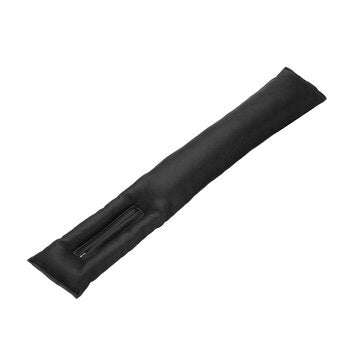 Universal PU Leather Car Seat Gap Leakproof Filler Cushion Stopper Pad Protective... (COLOR.: BLACK)