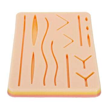 Surgical Simulated Skin Muscle Suture Practice Student Silicone Pad Training