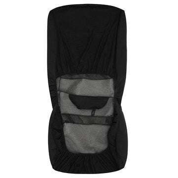 Universal Car Seat Covers Polyester For Auto Truck Van SUV 5 Heads Blue & Black