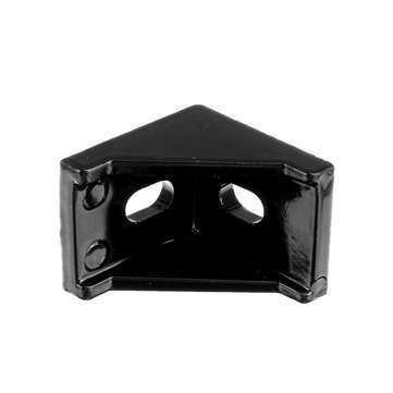 Suleve AJ28 10Pcs 2028 Black Aluminium Angle Corner Joint 20 Series Aluminum Extrusion 28x28mm Ri