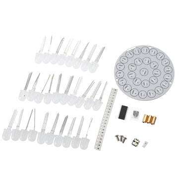 Touch Control Full Color LED Lighthouse Kit MCU Control Animation Mode Round Ring DIY Electronic Pro