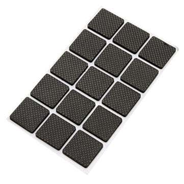 TPR Flexible Glue Slip Resistant Furniture Mat  (PATTERN: SQUARE12PCS)