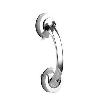 Sucker Handrail Suction Cup Handrail Grab Bathroom Grip Tub Shower Bar Rail (COLOR: SILVER)