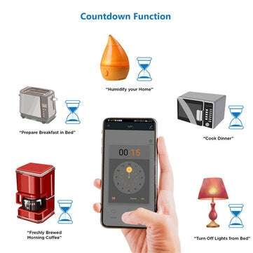 SMATRUL 10Pcs WIFI RF Controller Smart Life APP WiFi 433Mhz Timer Module for Switch Light
