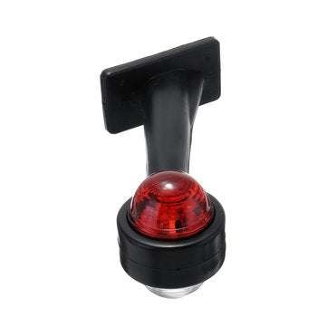 Right LED Double Side Marker Clearance Lights Turn Lamp Red&White Color for Truck Trailer Caravan