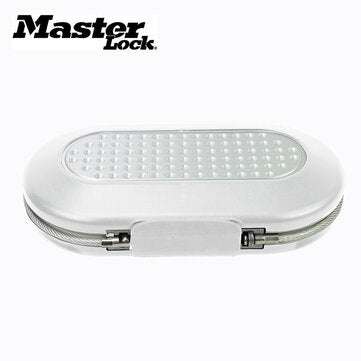 Master Lock Portable Safe Box Password Lock Mini Safes Security Strongboxs Wire Ro... (COLOR: WHITE)