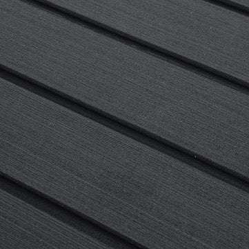 Marine Flooring Faux Teak EVA Foam Boat Decking Sheet Grey+Black 2400x600x6mm