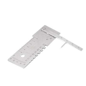Machifit Universal 45 Degree Weld Gauge Welder Seam Inspection Measuring Ruler Welding Tool