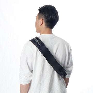 PU Leather Belt Back Hanger Holster Medieval Dancewear Cosplay Holder Kit (COLOR.: BLACK)