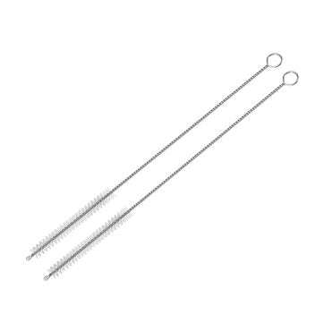 Reusable Straws Set 6PCS Silicone Straws Drinking Straws 6 Straight Straw With Brush