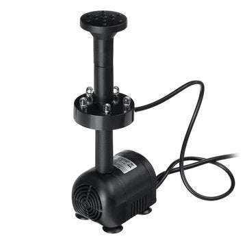 Solar Powered LED Colorful Light Fountain Water Pump Floating Garden Pond Pool Fish Bird Bath