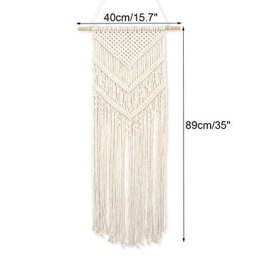 Macrame Wall Hanging Handwoven Bohemian Cotton Rope Tapestry Home Decor
