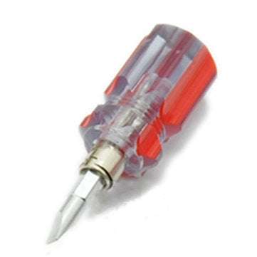 Mini Bidirectional Interchangeable Head Screwdriver Phillips & Flat Tip Screwdriver For DIY Repair T