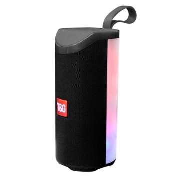 TG-169 bluetooth Speaker Portable Colorful Light Waterproof OutdoorWireless Speake... (COLOR: BLACK)