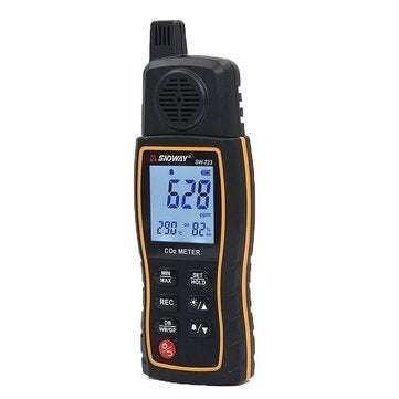 SNDWAY SW723 Portable CO2 PPM Meter Carbon Dioxide Detector CO2 Air Monitor Multi Gas Analyzer 0-999