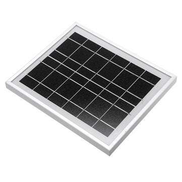 Solar Panel 6V 5W 156 Single Crystal Silicon Cell Tempered Glass/Anodized Aluminum Alloy