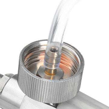 Single Gray Nozzle W+1 High Pressure Car Washer Water Gun Foam Pot Chrome Rust