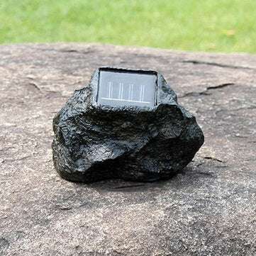 Solar Powered LED Rock Light Waterproof Stone Spot Lamp Garden Spotlight Outdoor Lighting