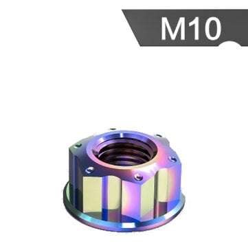 SPIRIT BEAST Electric Scooter Motorcycle Screw Cap Decoration Jewelry Titanium Alloy ... (TYPE: M10)