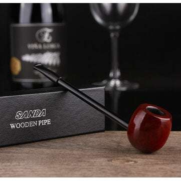 Sanda SD570B 1 Set Smokin Pipe Small Durable Smokin Cigarettte Pipe TobaCcco Cigaar Pipes Gift box A