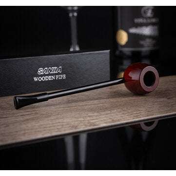 Sanda SD570B 1 Set Smokin Pipe Small Durable Smokin Cigarettte Pipe TobaCcco Cigaar Pipes Gift box A