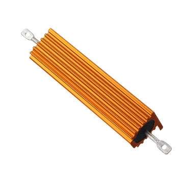 RX24 100W 300R 300RJ Metal Aluminum Case High Power Resistor Golden Metal Shell Case Heatsink Resist