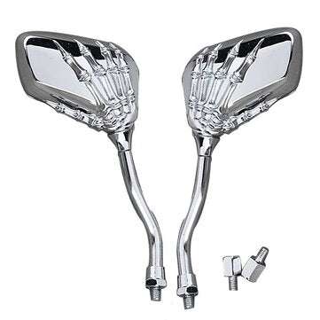 Skull Claw Rear View Mirrors for Motorcycle Har/Honda/Suzuki/Yamaha