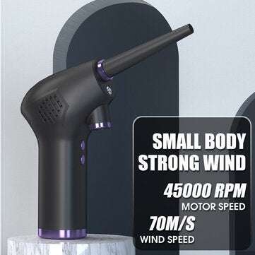 Rechargeable Cordless Air Duster for Computer & PC Home Car Cleaning 45000RPM 70M... (TYPE: 6000MAH)