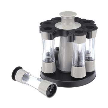MEIGAR 8 Bottles Spice Storage Rack Stand Holder Home Kitchen Organizer Shelf