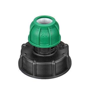 S60x6 1/2`` 3/4`` 1`` IBC Tank Drain Adapter Thread Outlet Tap Water Connector Rep... (SIZE 3: 25CM)