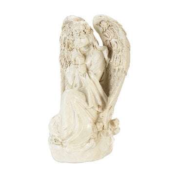 LED Ground Buried Solar Light Angel Ornament Garden Lawn Resin Lamp Waterproof