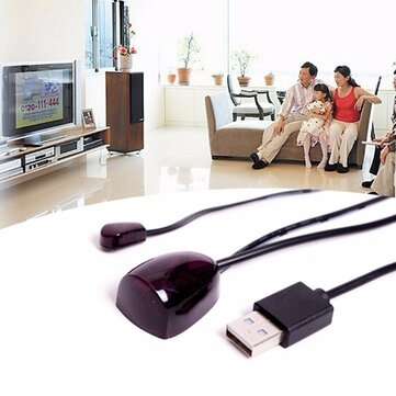 IR Infrared Remote Control Receiver Extender Repeater Emitter USB Transmitter Adapter Applies to All